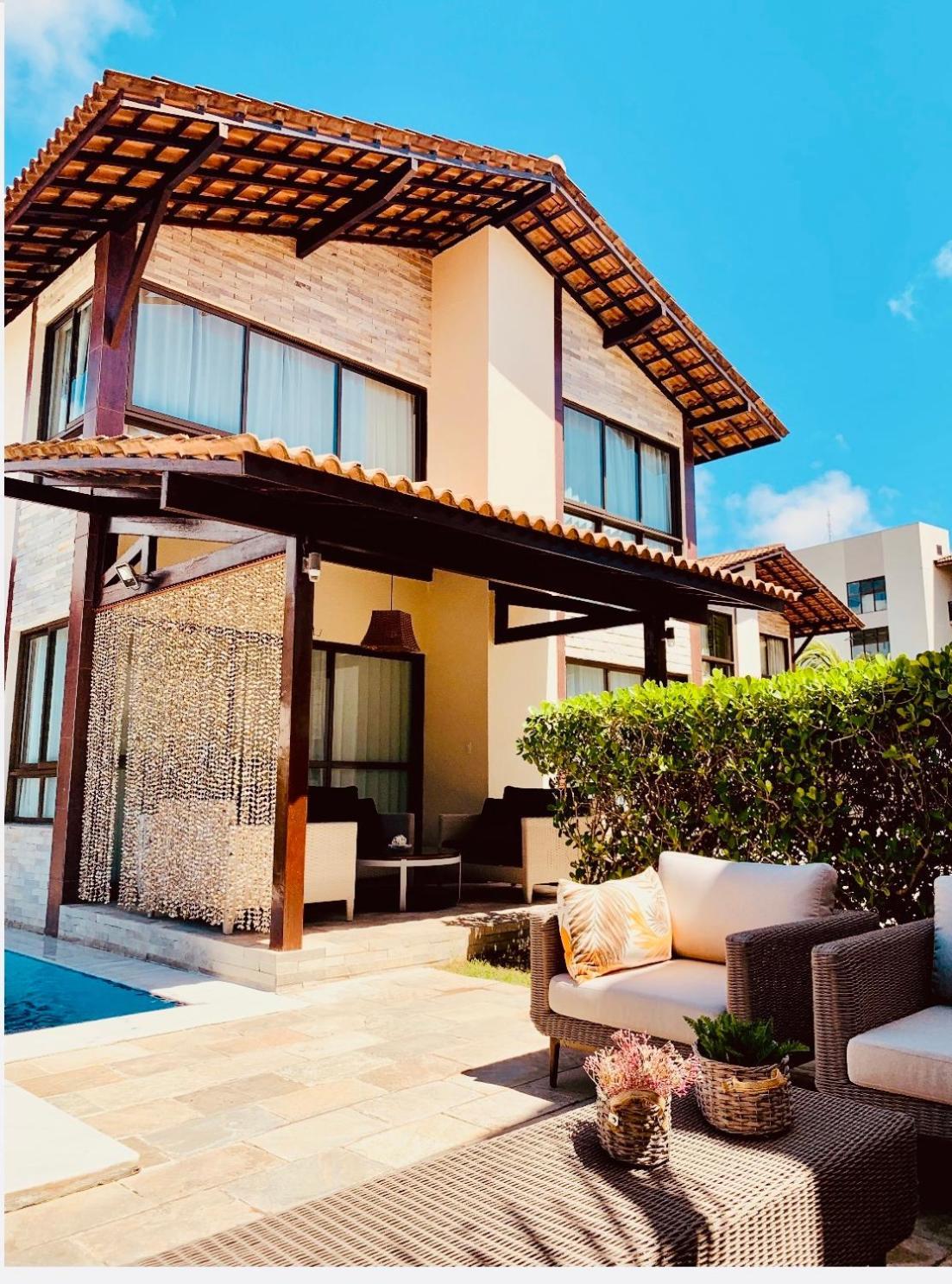 Bangalo Boutique Com Piscina Privativa Villa ปอร์โต จิ กาลินญาส ภายนอก รูปภาพ